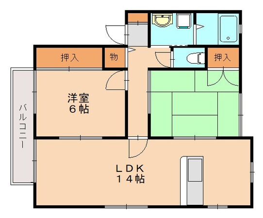 門松駅 徒歩7分 1階の物件間取画像